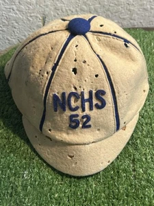 1890-1910 NEW CASTLE HIGH SCHOOL, PENNSYLVANIA, CAP, HAT, BEANIE-ANTIQUE(Damages - Picture 1 of 7