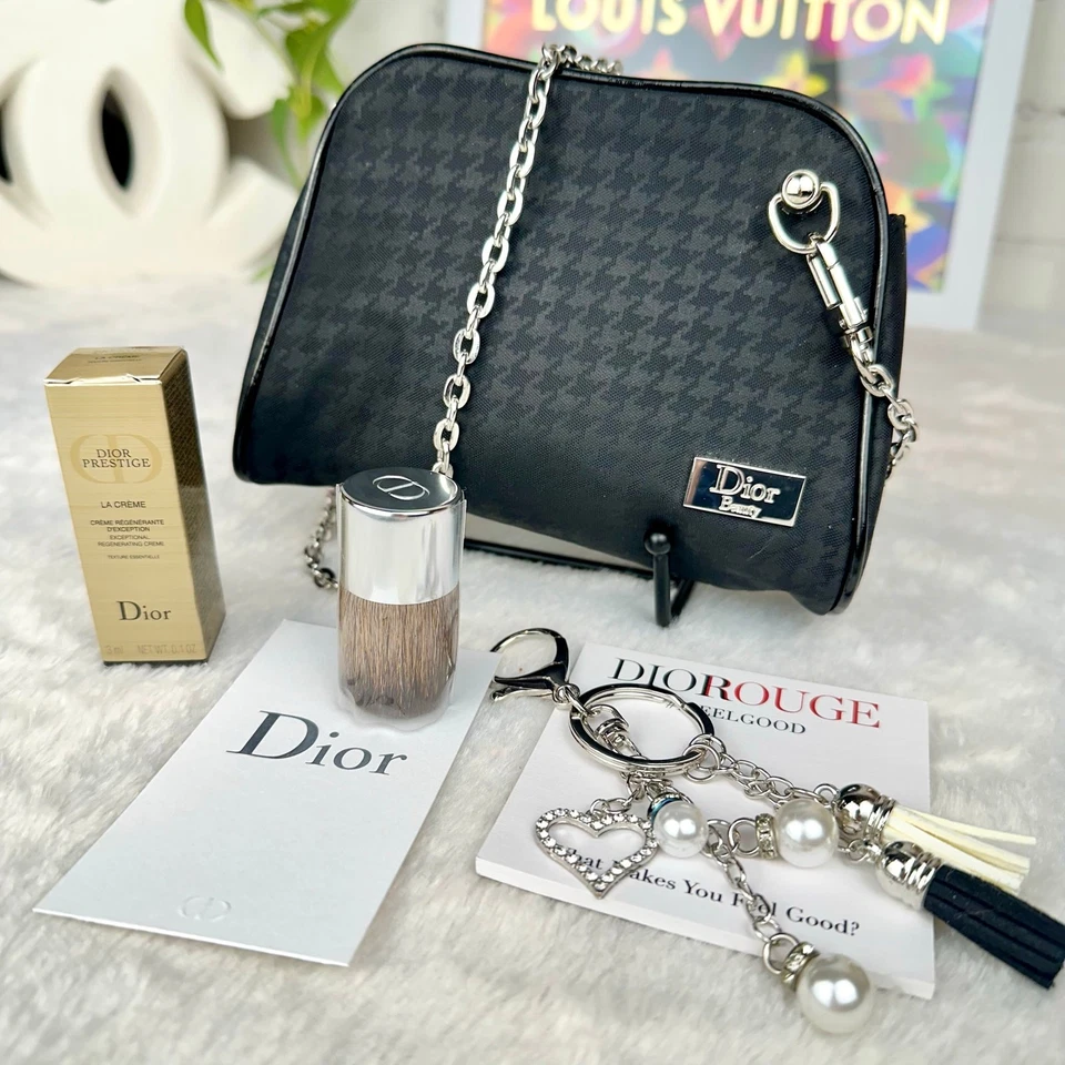 DIOR Beauty Line Pequeña Pata de Gallo Bolsa Bandolera Belleza Lindo Conjunto de Regalo Foto 1 de 2