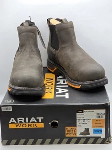 Ariat Herren Big Rig Chelsea H20 Wasserdicht Arbeitsstiefel Iron Coffee, Gr. 17 EE - Bild 1 von 14