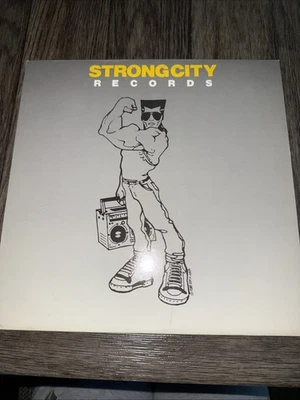 NM 1988 Strong City Records Busy Bee Running Thangs 12" Single LP Album - Image 1 of 4