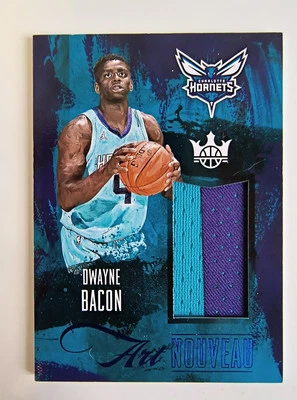 DWAYNE BACON Rookie Patch Card #7/25 - 2017-18 Panini Court Kings Jersey # 1/1 - Image 1 of 2