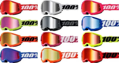 Óculos de proteção 100% Youth Strata 2 Junior lente espelhada - MX Offroad - Imagem 1 de 4