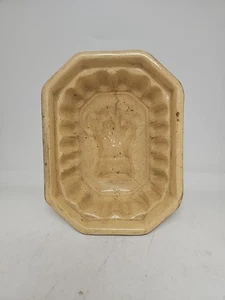 Yellow Ware Antique Americana Wheat Sheaf Mold Vintage Original Farmhouse Decor - Picture 1 of 15