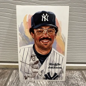 1994 Perez Steele Hall of Fame Art Postcard Twelfth Series Reggie Jackson  - Picture 1 of 4