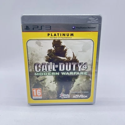 Call Of Duty 4 Modern Warfare PS3 Sony Playstation 3 PAL ITA Complete Game - Image 1 of 4