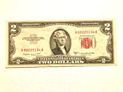 1953 B  $ 2 Dollar United States Note Very Nice - Image 1 of 4