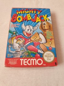MIGHTY BOMB JACK Nintendo NES  COMPLETO CON CAJA Y MANUAL SPANISH CIB PAL B ESP