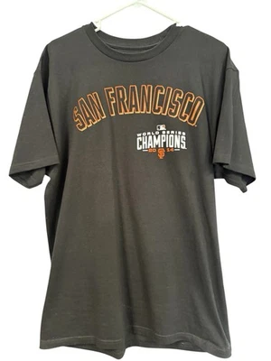 Camiseta manga corta Buster Posey #28 campeón de los Gigantes de San Francisco 2014 talla L Foto 1 de 3
