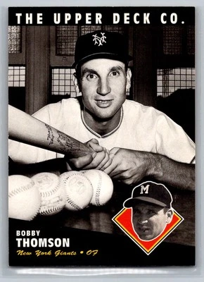 Bobby Thomson 1994 Upper Deck All-Time Heroes New York Giants #51 - Image 1 of 2