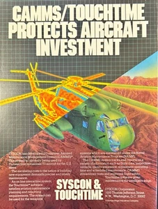 Syscon Computer Assisted Maint Mgmt Sytem CAMMS Vintage Print Ad 1988 - Picture 1 of 6