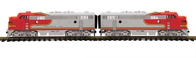 MTH 70-2176-1 RailKing One Gauge Santa Fe F3 AA Twin units w/ PS3 - NEW - Image 1 of 4