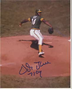 Vida Blue Autographed 8x10 Oakland Athletics Cy Young E138 - Picture 1 of 1