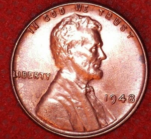 1948-P Lincoln centesimo di grano penny 1(C) non circolato #101-119 - Foto 1 di 2