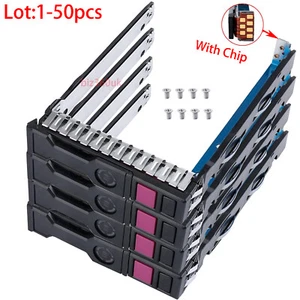 Lot 727695-001 For HP Gen10 2.5" NVMe HDD Tray Caddy DL380 DL360 Screws SAS/SATA - Afbeelding 1 van 18