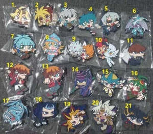 Anime Yu-Gi-Oh! YuGiOh 5DS Vrains Rubber Strap Charm Keychain Key Ring YGO Gift - Picture 1 of 2