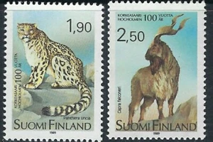 Finland 801-02 MNH 1989 Zoo Animals (ak5720) - Picture 1 of 1