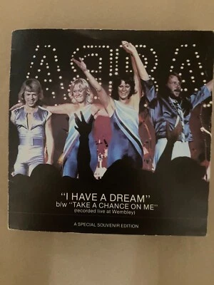 ABBA RECORD COLLECTION, JOB LOT OF 10 x 7" SINGLES, I HAVE A DREAM, MAMMA MIA - Image 1 of 4