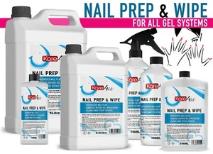 Prep And Wipe Nail Gel Polish Cleanser Cleaner UV LED Manicure 100ml to 10 Litre - Picture 1 of 7