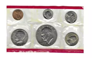 1976 BICENTENNIAL 6 Coin Mint Set - D Eisenhower/Kennedy Stempelglanz SCHÖN! - Bild 1 von 2