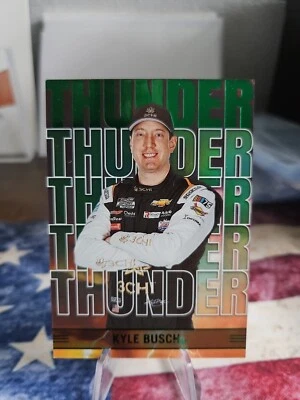 2023 Panini Chronicles #5 Kyle Busch Thunder Green - Image 1 of 2