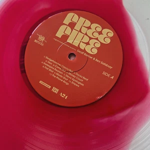 Free Fire Score Vinyl Geoff Barrow Ben Salisbury Ben Wheatley Clear Red A24 - Picture 1 of 8