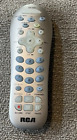 Remote Control RCA RCR311STN Universal SAT CABLE VCR DVD TV  Gray Silver TESTED