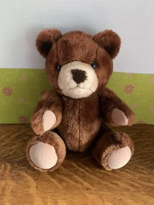 Vintage Mary Meyer Jointed Teddy Bear Plush 13” Korea Dark Brown - Picture 1 of 9