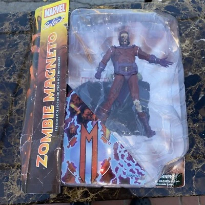 Zombie Magneto MARVEL SELECT DIAMOND SELECT 2014 Nuevo Sellado-Sin Humo/Mascotas Foto 1 de 4