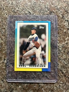 1989 Topps League Leaders Minis - #58 Orel Hershiser