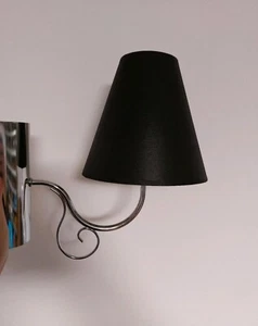 Wandlampe Lampe schwarz chrome 1-flamig - Bild 1 von 2