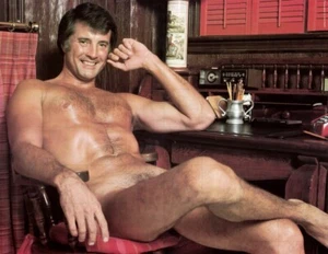 LYLE WAGGONER - 10" x 8" Colour Sexy Bare Chested Photograph 1970s - Bild 1 von 1