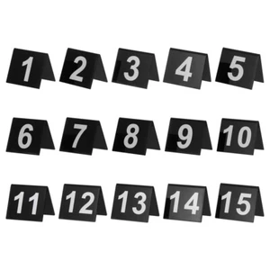 15 Pcs Number Plate Marking Numbers for Tables Restaurant Accessory - Bild 1 von 12
