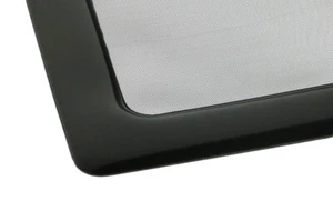 DEMCiflex Staubfilter 80mm, quadratisch - schwarz/schwarz - Bild 1 von 3