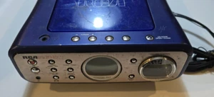 RCA RS2035 Blue Compact Audio System Dual Backlight Display - Picture 1 of 3