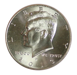 Medio dólar Kennedy 2013 EE. UU. en estado sin circular D Mints - Imagen 1 de 2