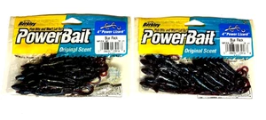 Paquete de 2 PAQUETES Berkley PowerBait 4" Power Lizard Blue Fleck 12 unidades MPZ4-BF - Imagen 1 de 20