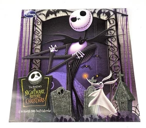 Calendario 2009 Tim Burton's Nightmare Before Christmas DateMaker Vintage Disney - Imagen 1 de 5