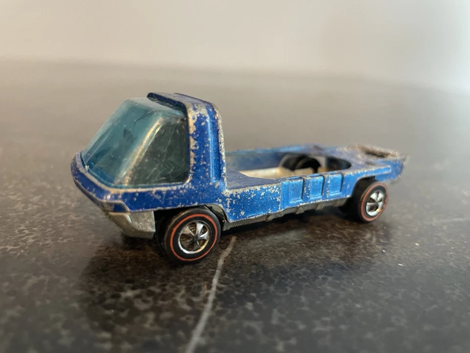 Hot Wheels Redlines THE HEAVYWEIGHTS Blue Diecast Truck Mattel Vintage 1969 - Image 1 of 4