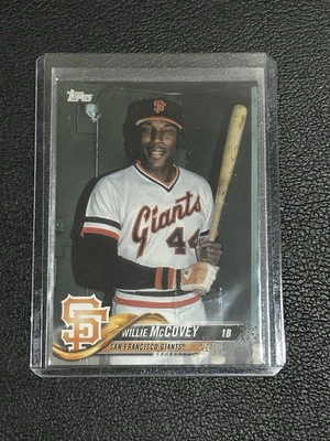2018 Topps Serie 2 Willie McCovey Image SP #585 San Francisco Giants B1 Foto 1 de 2