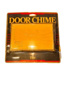 Timbre de puerta Trine de dos notas delantero y trasero de una nota modelo 35 vintage nuevo stock antiguo - Imagen 1 de 4