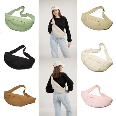 Bolsos Bandolera Informales para Mujeres Hombres Bandolera Bolsos de Hombro Cartera Riñonera Viaje Foto 1 de 4