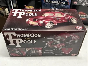 ACME 1:18 SCALE THOMPSON AND POOLE 1941 WILLYS GASSER! PURPLE! NEW IN BOX!! - Picture 1 of 11