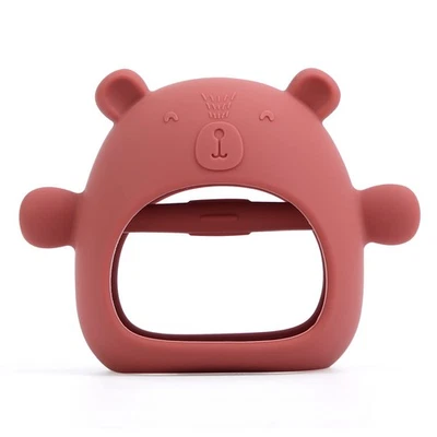 Silicone Baby Teether Toy for Sucking Needs, Anti-Drop Silicone Baby Mitten T... - Image 1 of 4