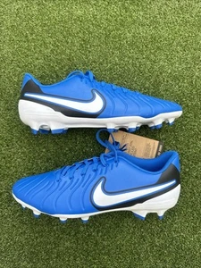 Botines de fútbol Nike Tiempo LEGEND CLUB 10 FG para hombre talla 9 DV4344-400 azules - Imagen 1 de 4