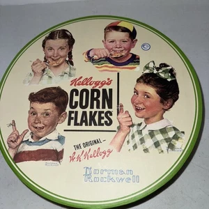 2013 Kellogg's Corn Flakes 4 Oversized Cups Mugs Norman Rockwell set In Box - Picture 1 of 9