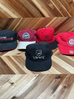 Lote de sombreros Dodge Viper Ram Logo Motorsports Dodge Chrysler Jeep negros rojos tostados sombreros Foto 1 de 4