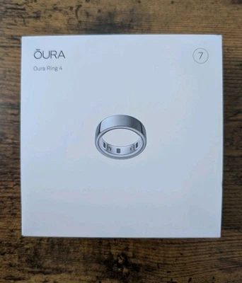 Oura Ring Gen 4 Silver Size 7 (SEALED) - Image 1 of 4