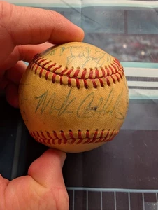 MLB 1978 Seattle Mariners/Milwaukee Brewers Signed Baseball. Caldwell, Stein Etc - Picture 1 of 5