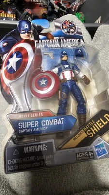 Marvel Capitán América El Primer Vengador Serie de Películas Super Combate Hasbro 2010 Foto 1 de 4