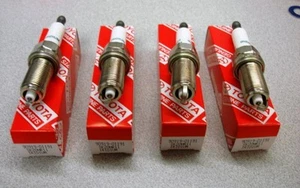Toyota Tacoma 2.4L 2.7L 2R-ZFE 3R-ZFE Spark Plug Set (4) Genuine OEM OE - Picture 1 of 1